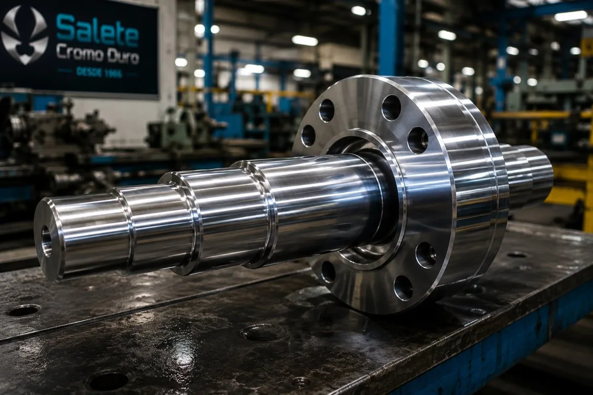 Cromo duro em moldes industriais aplicado pela Salete Cromo Duro