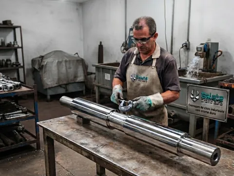 Cromagem de Eixos Industriais