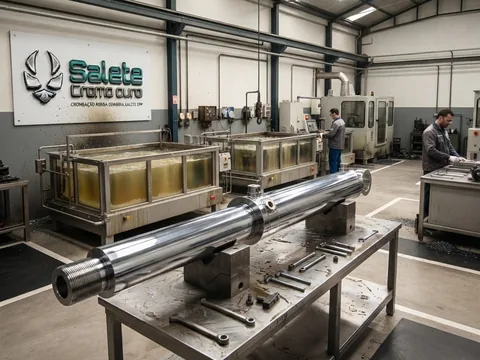 Cromo Duro em Cilindros Industriais