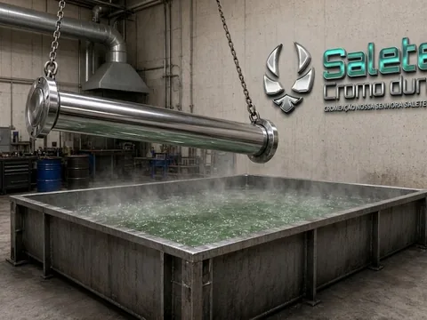 Serviço de Cromo Duro para Peças Industriais